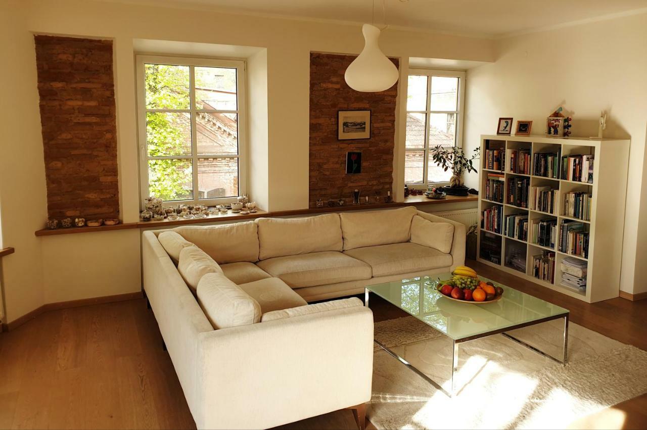 Exceptional Uzupis Bridge 3 Bedroom Apartment VNO Exterior foto