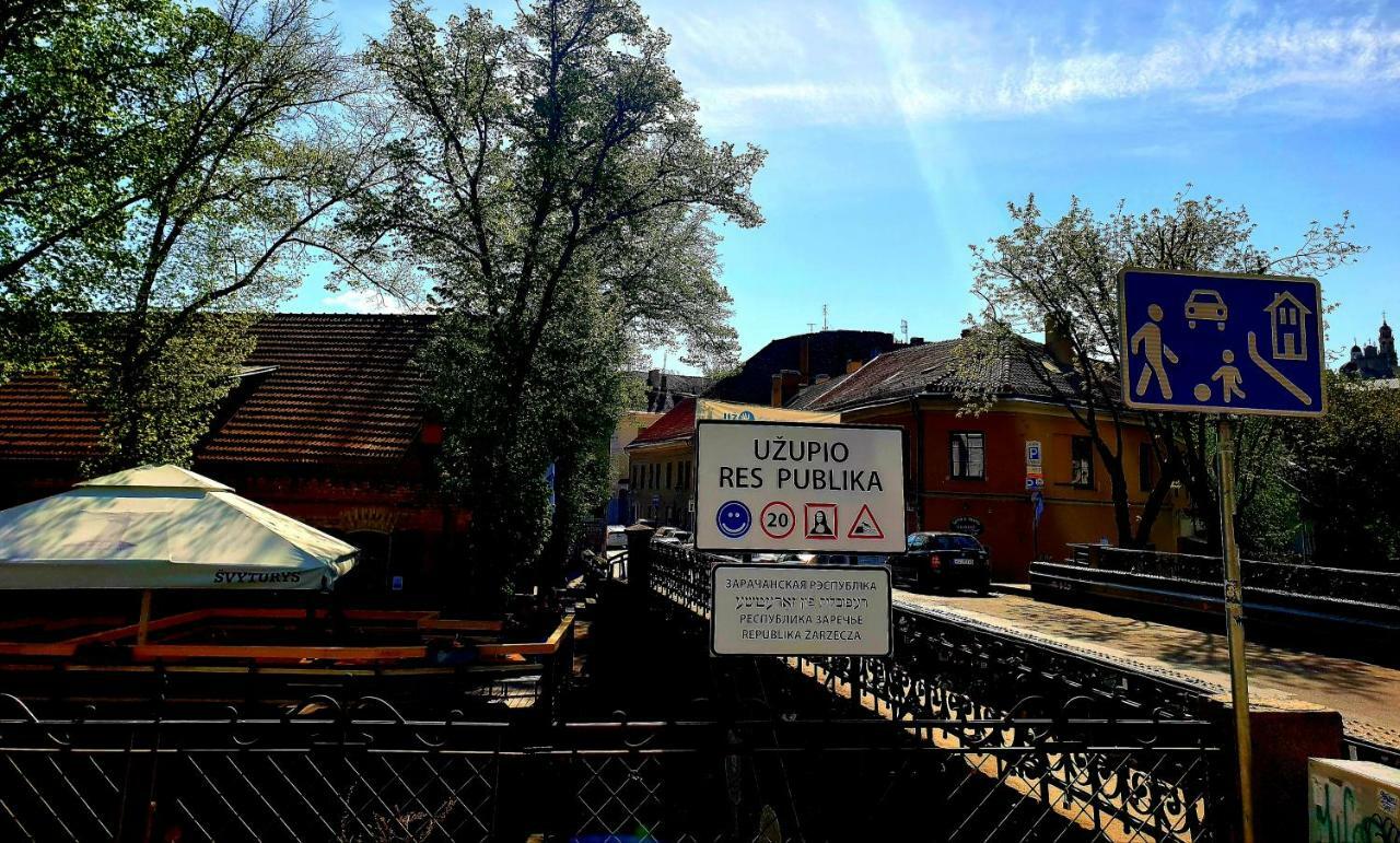 Exceptional Uzupis Bridge 3 Bedroom Apartment VNO Exterior foto